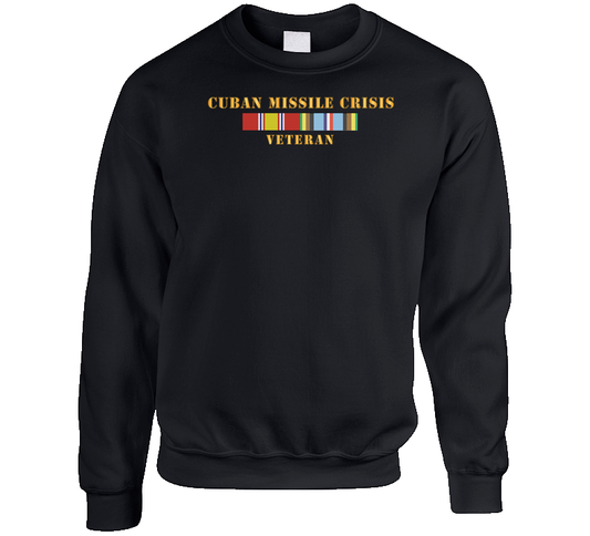 USAF - Cuban Missile Crisis W AFEM COLD SVC X 300 Crewneck Sweatshirt