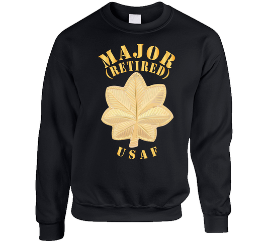 USAF - Major - Retired - USAF X 300 Crewneck Sweatshirt