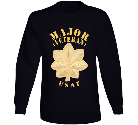 USAF - Major - Veteran - USAF X 300 Long Sleeve T Shirt