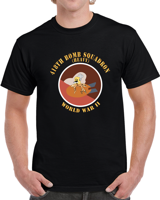 AAC - 418th Bomb Squadron WWII X 300 T Shirt