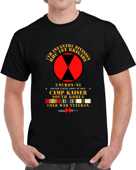 Army - HHC 1st Brigade - 7th ID - Camp Kaiser Korea - Unchon-ni T Shirt