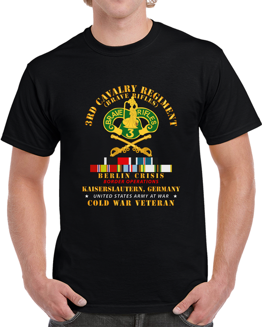 Army - 3rd Cavalry Regiment - Berlin Crisis W  COLD EXP OCCPY SVC T Shirt