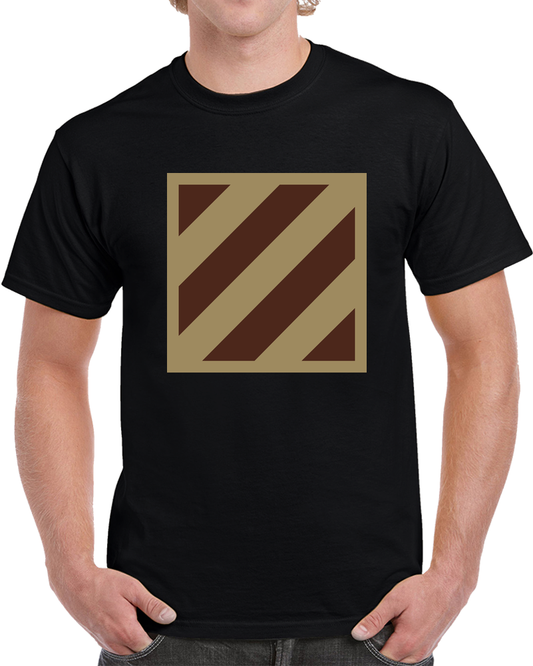 Army - SSI - 3rd Infantry Division - Subdued Desert X 300 T Shirt