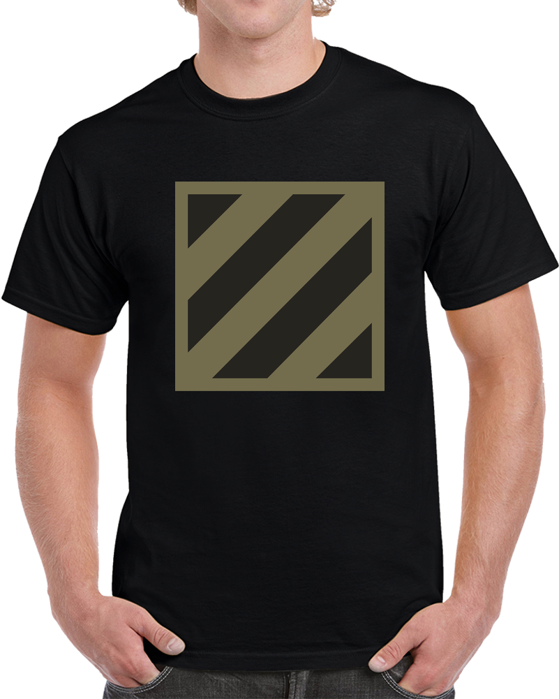 Army - SSI - 3rd Infantry Division - Subdued X 300 T Shirt
