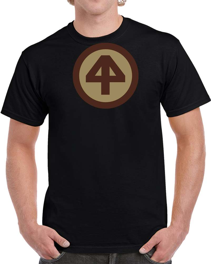 Army - SSI - 44th Infantry Division - Subdued Desert X 300 T Shirt