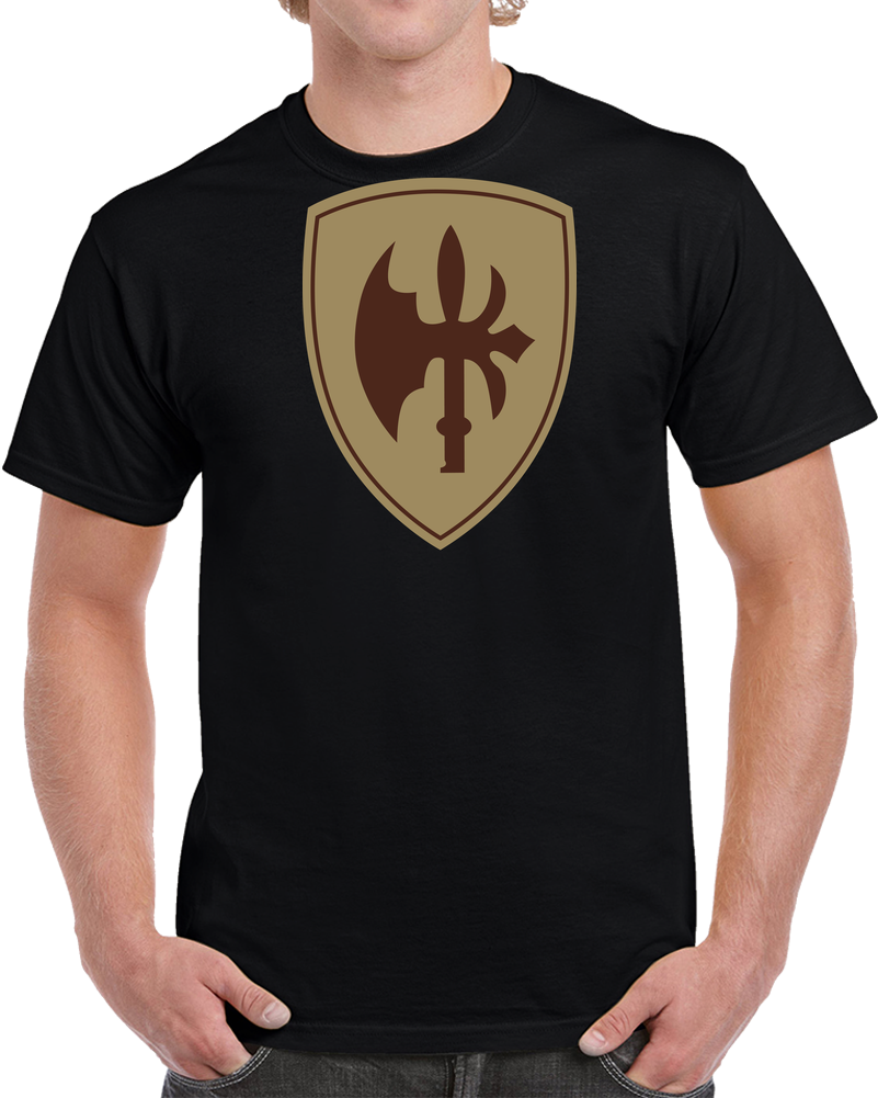 Army - SSI - 65th Infantry Division - Subdued Desert X 300 T Shirt