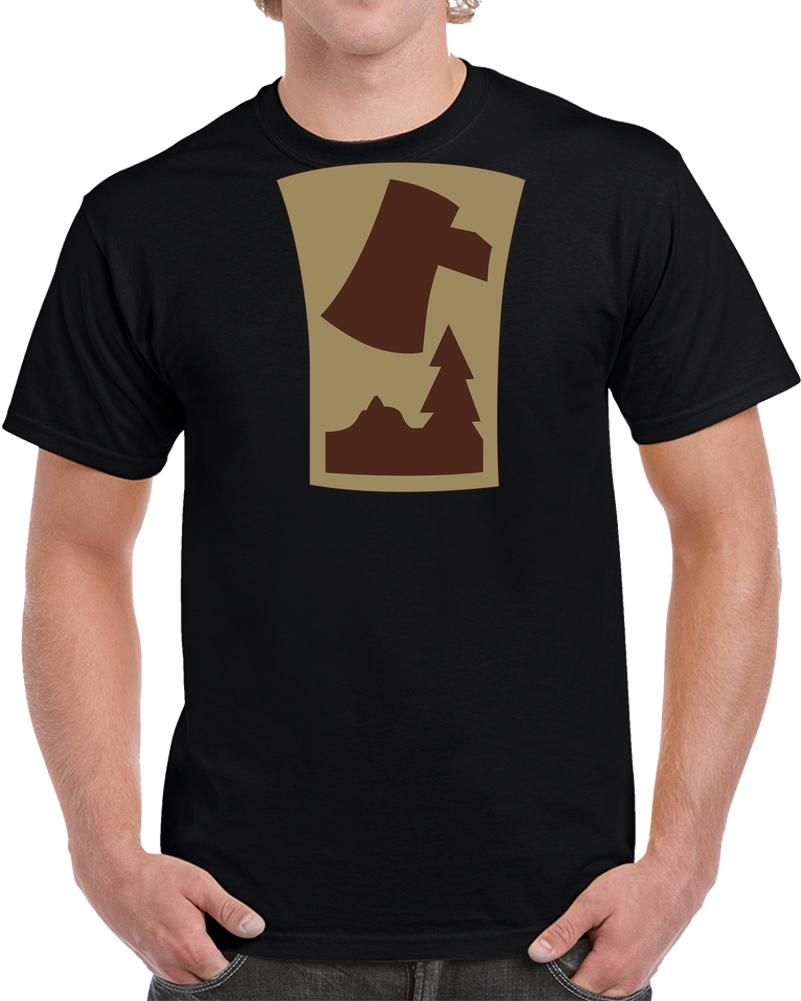 Army - SSI - 70th Infantry Division - Subdued Desert X 300 T Shirt