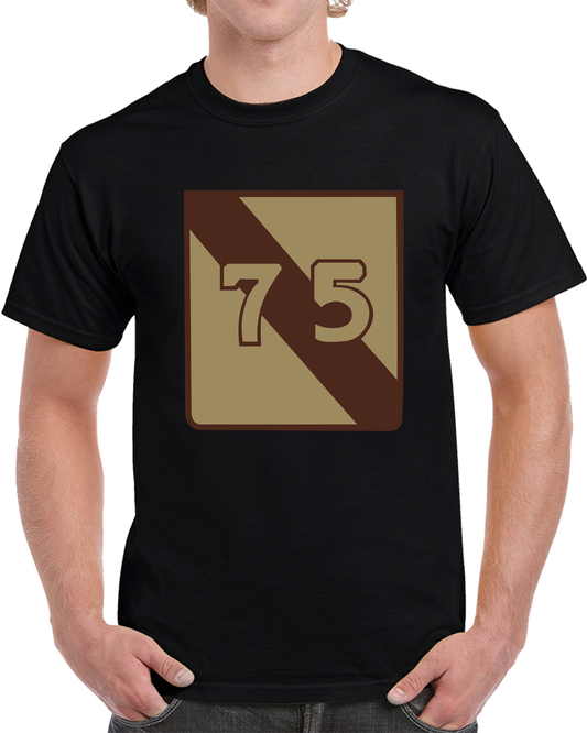 Army - SSI - 75th Infantry Division - Subdued Desert X 300 T Shirt