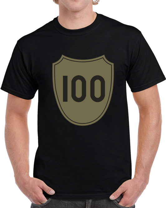 Army - SSI - 100th Infantry Division - Subdued X 300 T Shirt