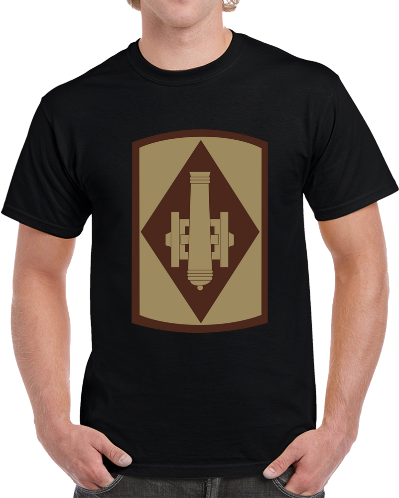 Army - SSI - 75th Field Artillery Brigade - Subdued Desert X 300 T Shirt