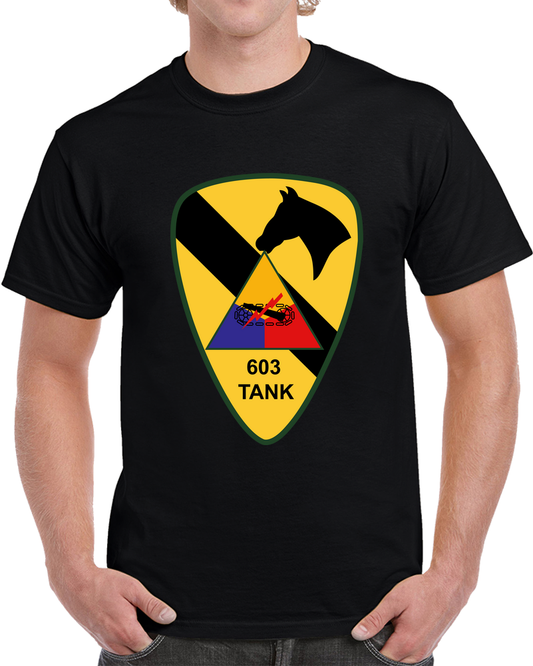 Army - 603rd Medium Tank Co  - 1st Cav Wo Txt T Shirt