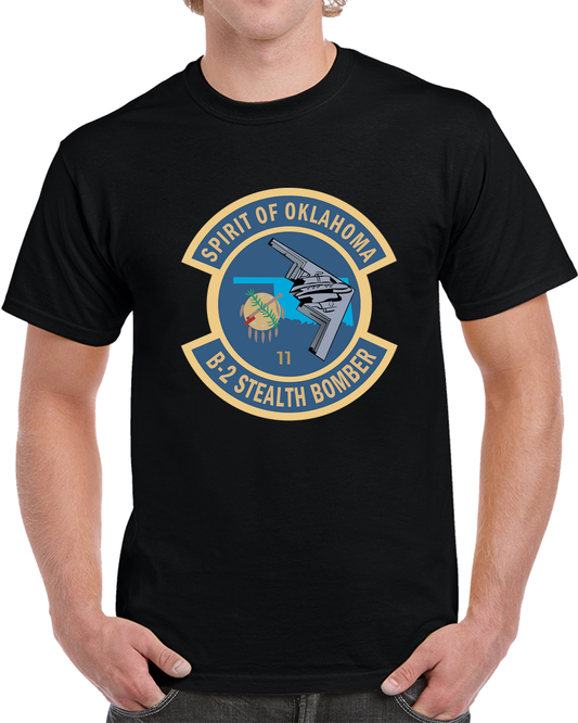 USAF - B2 - Spirit Of Oklahoma - Stealth Bomber Wo Txt X 300 T Shirt