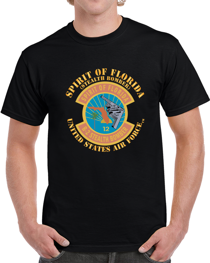 USAF - B2 - Spirit Of Florida - Stealth Bomber X 300 T Shirt