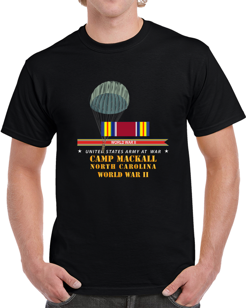 Army - Camp Mackall, NC  W SVC WWII W Streame W Jumper  X 300 T Shirt