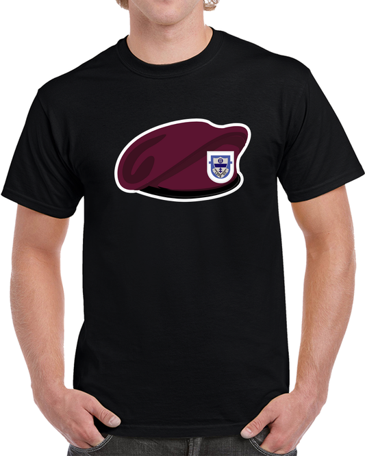 Army - Maroon Beret - 1st Battalion, 325th Infantry T Shirt