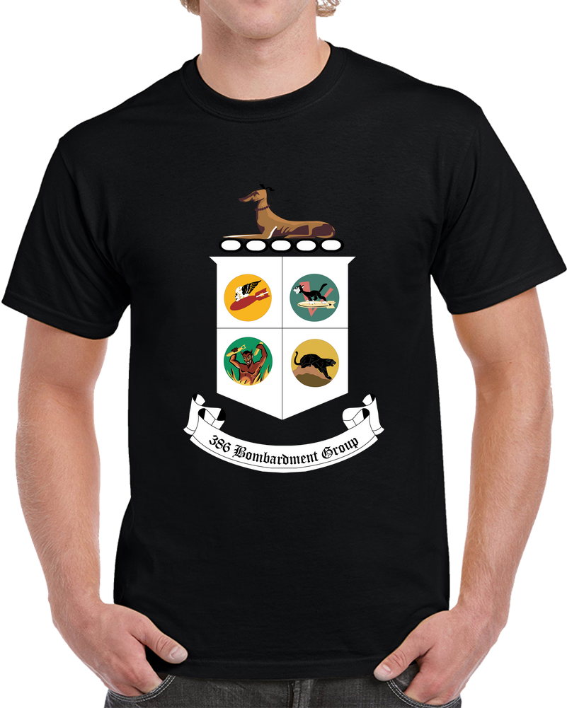 DUI - AAC- 9th AF - 386TH Bombardment Group X 300 T Shirt