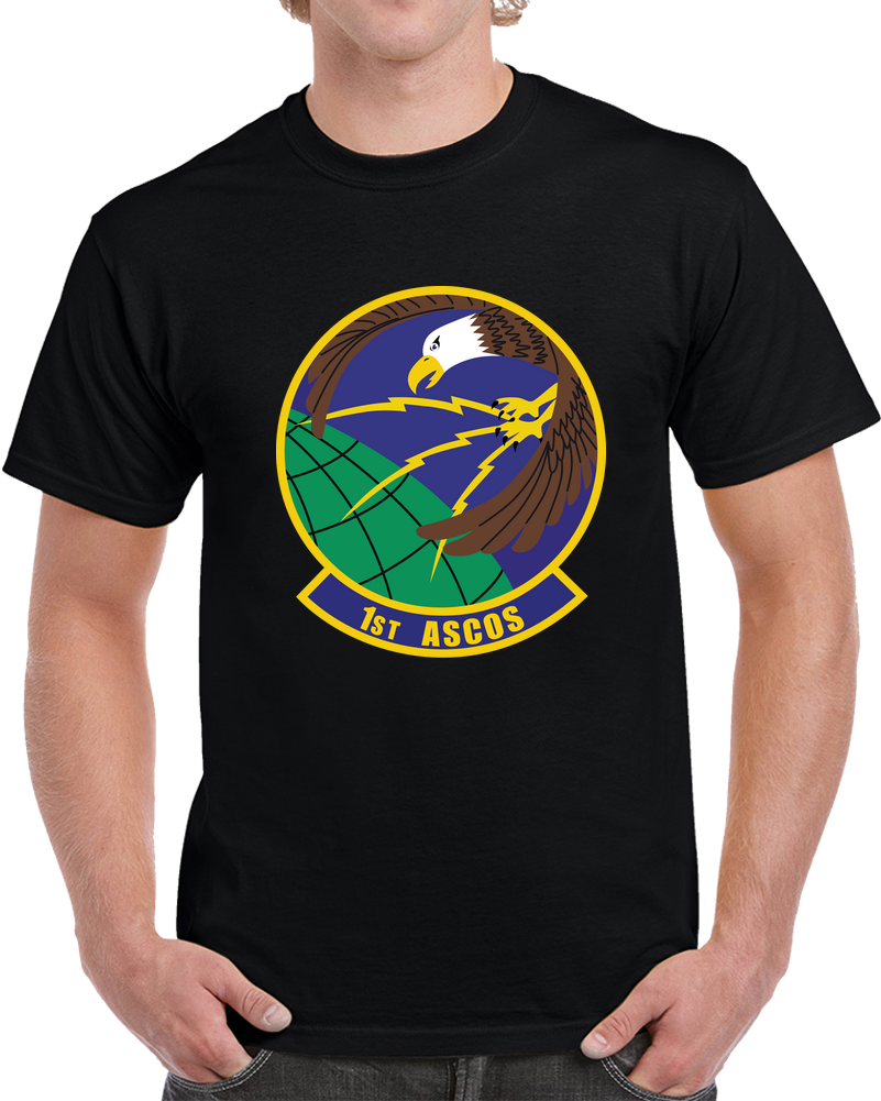 USAF - 1st Air &amp; Space Communications Operations Sq Wo Txt X 300 T Shirt