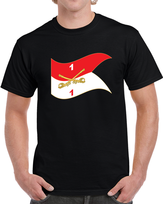 Army - 1st Squadron, 1st Cavalry Regiment - Guidon - Waving X 300 T Shirt