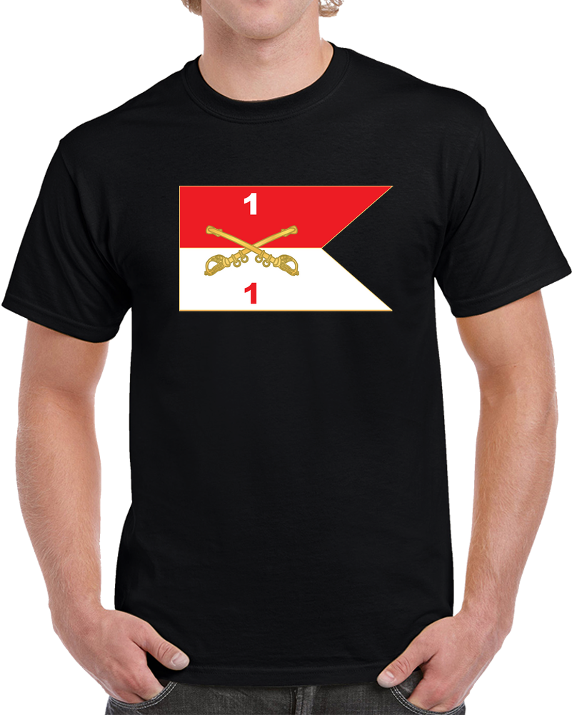Army - 1st Squadron, 1st Cavalry Regiment - Guidon X 300 T Shirt