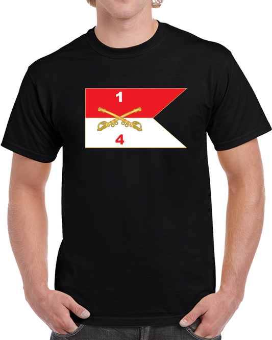 Army - 4th Squadron, 1st Cavalry Regiment - Guidon X 300 T Shirt