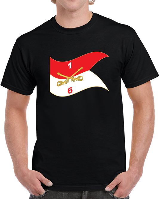 Army - 6th Squadron, 1st Cavalry Regiment - Guidon - Waving X 300 T Shirt