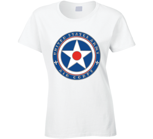 Army - Branch - United States Army Air Corps X 300 Ladies T Shirt