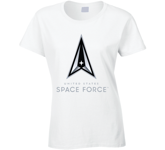 United States Space Force Logo X 300 Ladies T Shirt