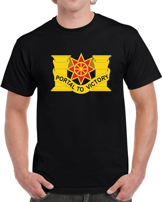 Army - DUI - 10th Transportation Battalion Wo Txt X 300 T Shirt
