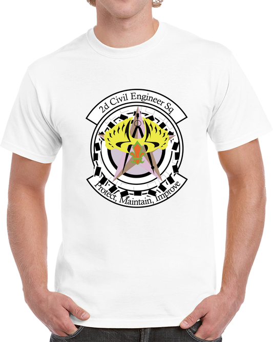 USAF - 2d Civil Engineer Squadron Wo Txt X 300 T Shirt