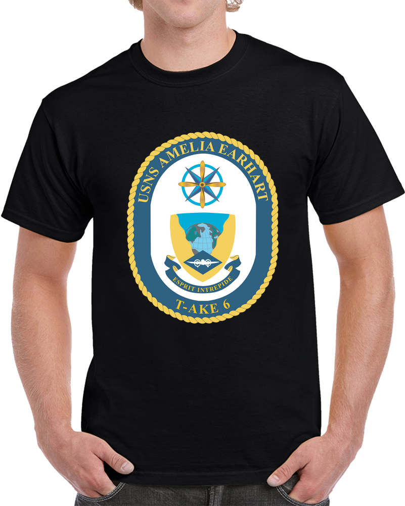 Navy - USNS Amelia Earhart (T-AKE 6) Wo Txt X 300 T Shirt