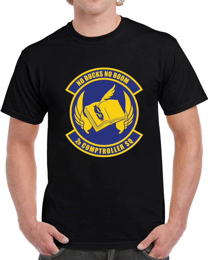 USAF - 2nd Comptroller Squadron Wo Txt X 300 T Shirt