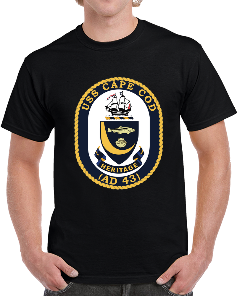 Navy - USS Cape Cod (AD 43) Wo Txt X 300 T Shirt