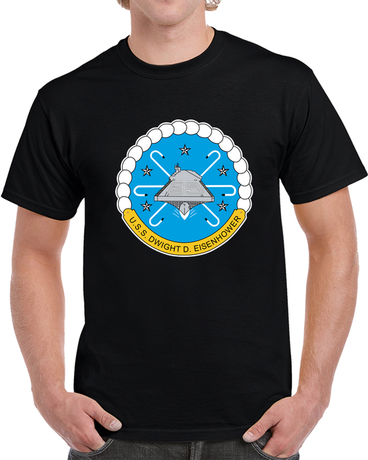 USS Dwight D. Eisenhower (CVN-69) Crest Wo Txt X 300 T Shirt