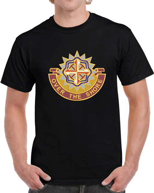 Army - DUI - 313th Transportation Battalion Wo Txt X 300 T Shirt