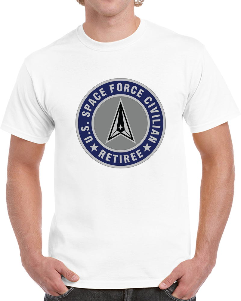 USSF - Civilian Retiree Lapel Button X 300 T Shirt