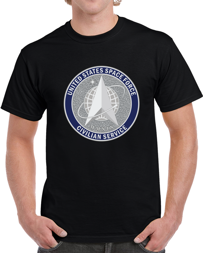 USSF - Civilian Service Lapel Button X 300 T Shirt