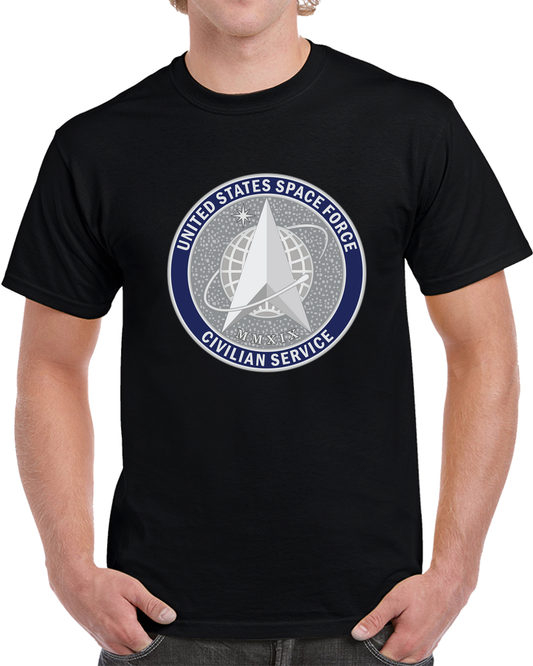 USSF - Civilian Service Lapel Button X 300 T Shirt