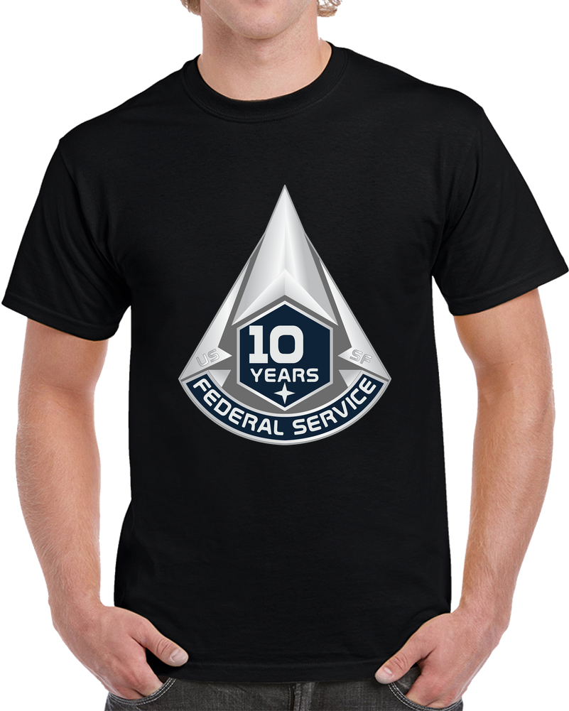 USSF - Length Of Service Lapel Button - 10 Years X 300 T Shirt