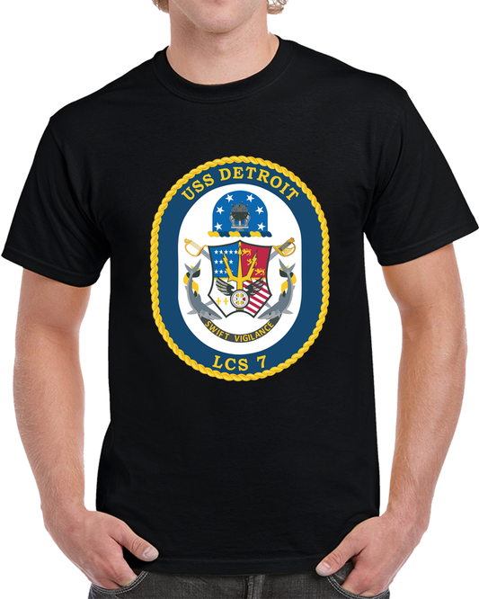 Navy - USS Detroit (LCS-7) Wo Txt X 300 T Shirt
