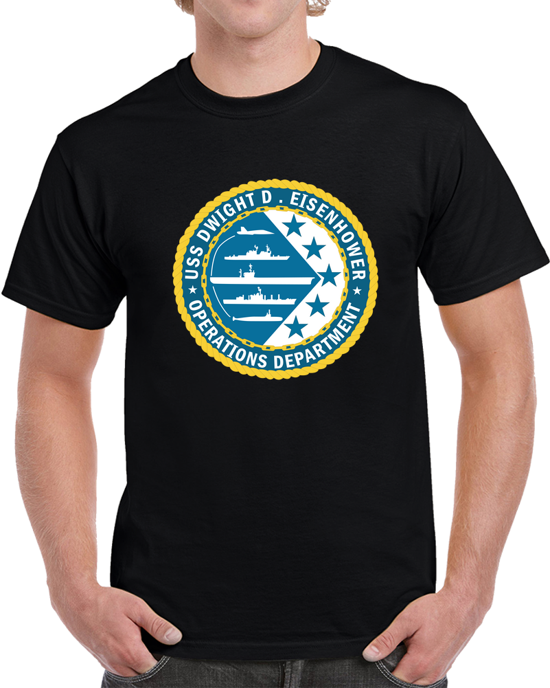 Navy - USS Dwight D. Eisenhower (CVN-69) - Operations Department Wo Txt X 300 T Shirt