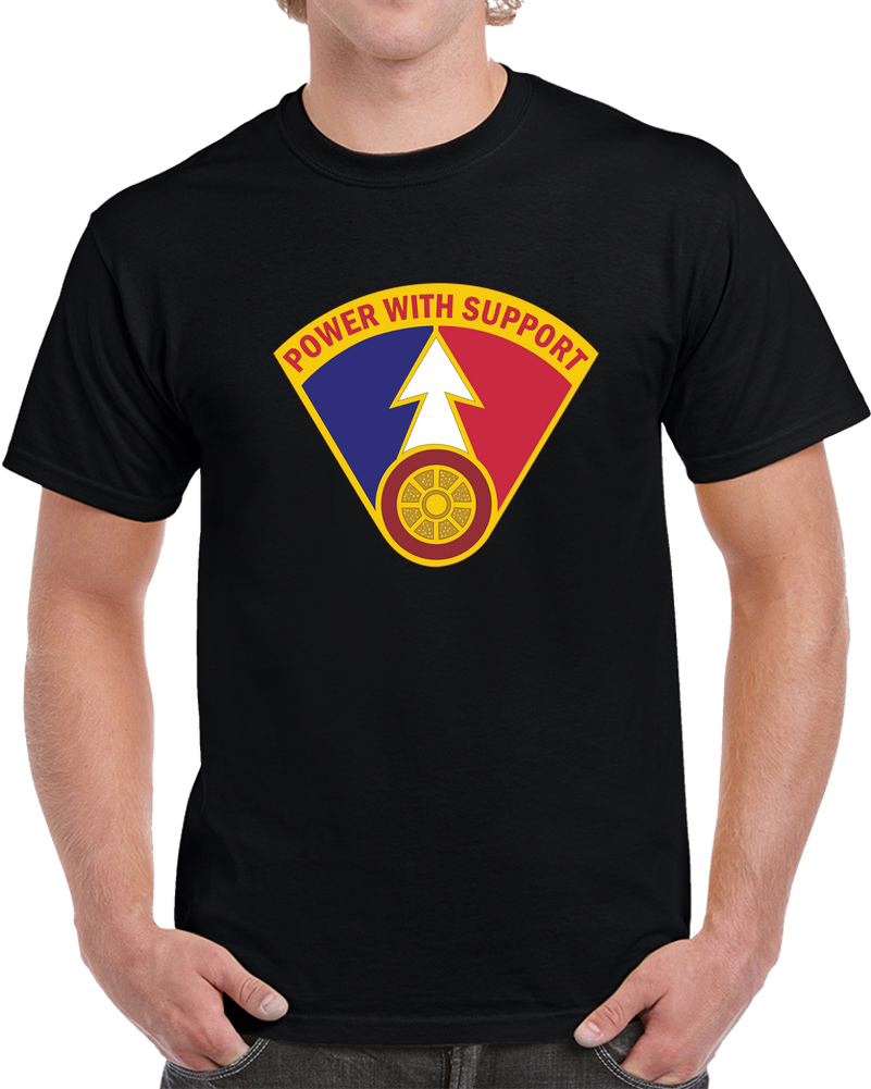 Army - DUI - 66th Transportation Battalion Wo Txt X 300 T Shirt