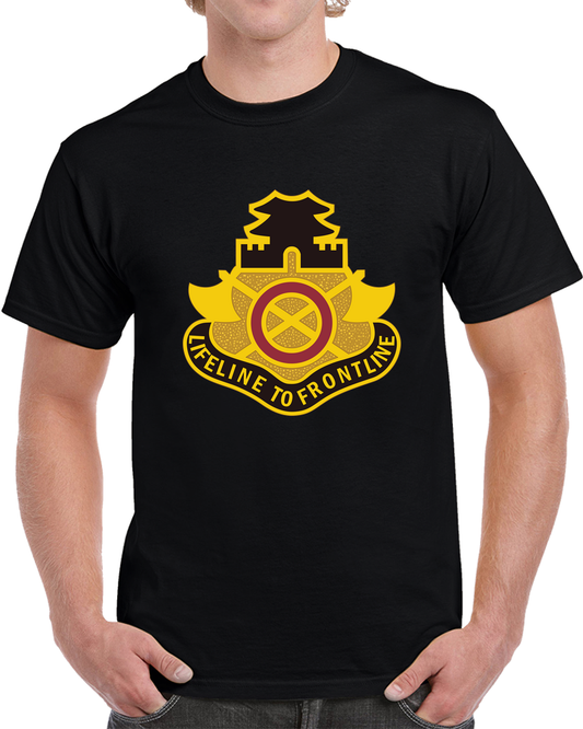 Army - DUI - 70th Transportation Battalion Wo Txt X 300 T Shirt