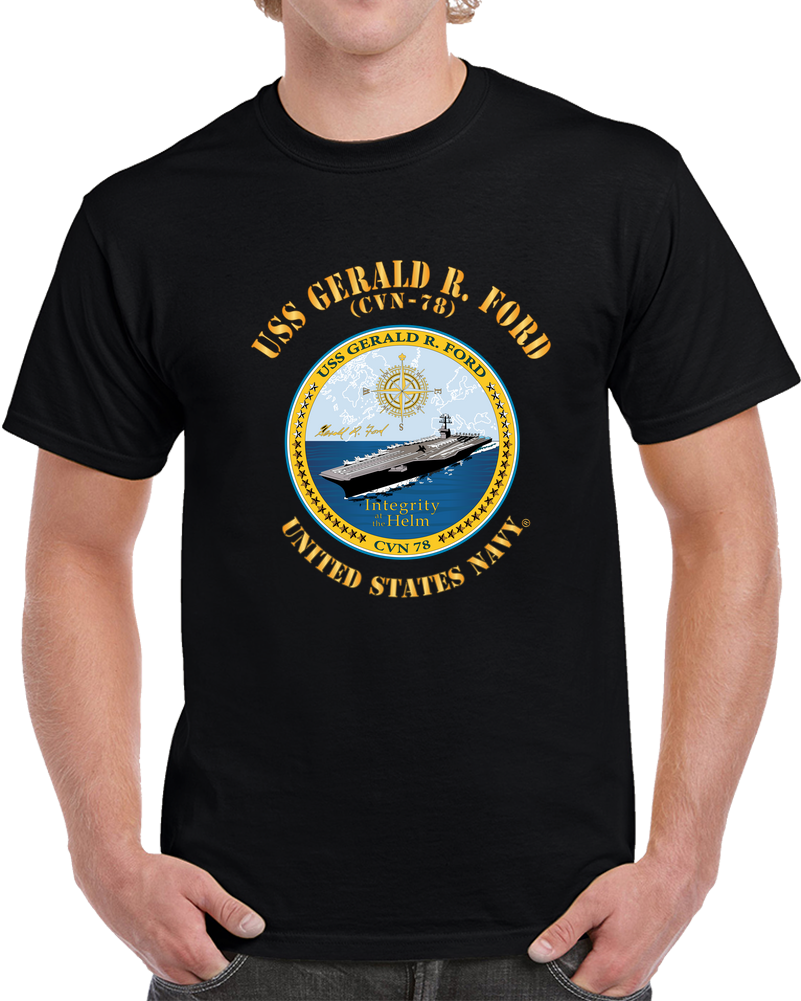 Navy - USS Gerald R. Ford (CVN-78) X 300 T Shirt