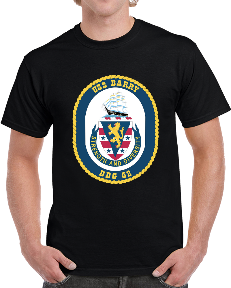 Navy - USS Barry (DDG 52) Wo Txt X 300 T Shirt