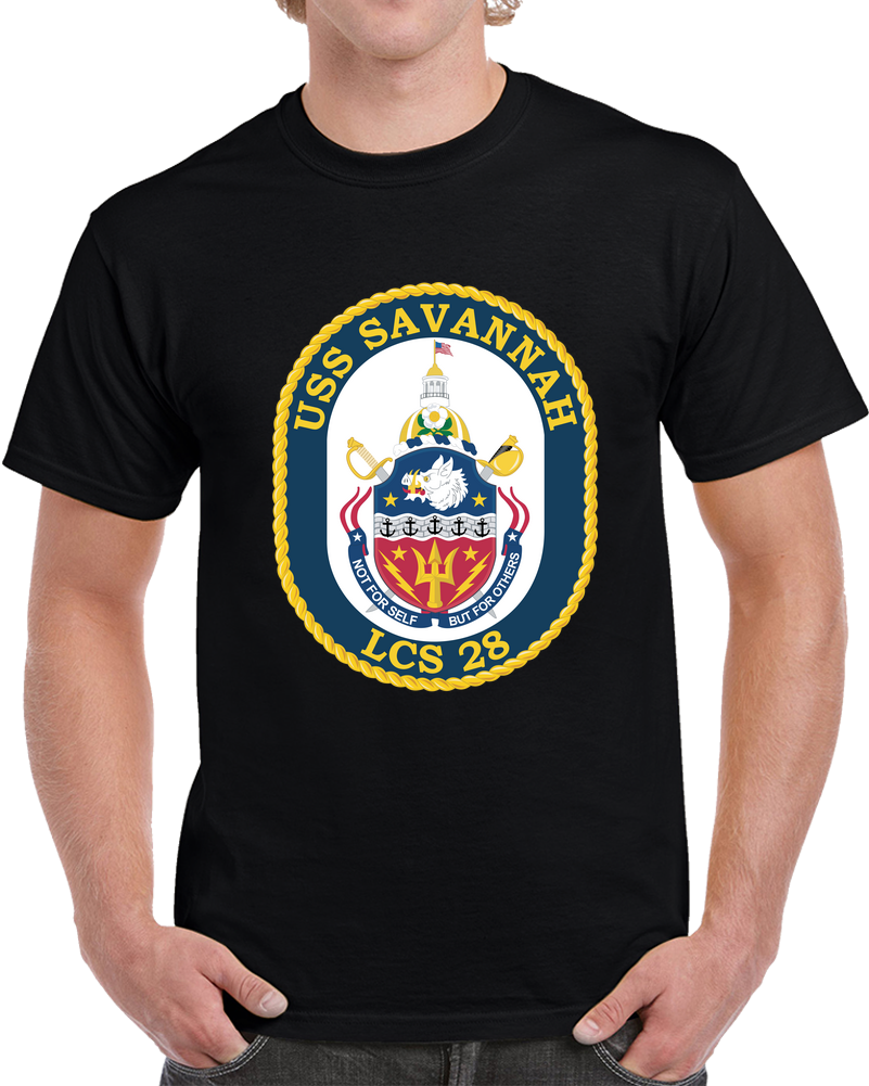 Navy - USS Savannah (LCS-28) Wo Txt X 300 T Shirt