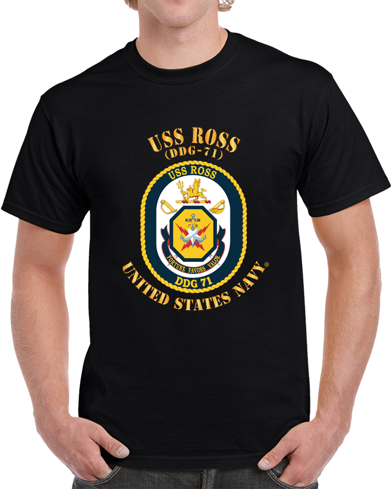Navy - USS Ross (DDG-71) X 300 T Shirt