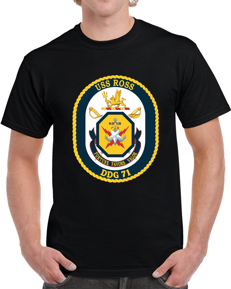 Navy - USS Ross (DDG-71) Wo Txt X 300 T Shirt