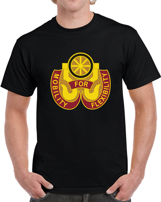 Army - DUI - 436th Transportation Battalion Wo Txt X 300 T Shirt