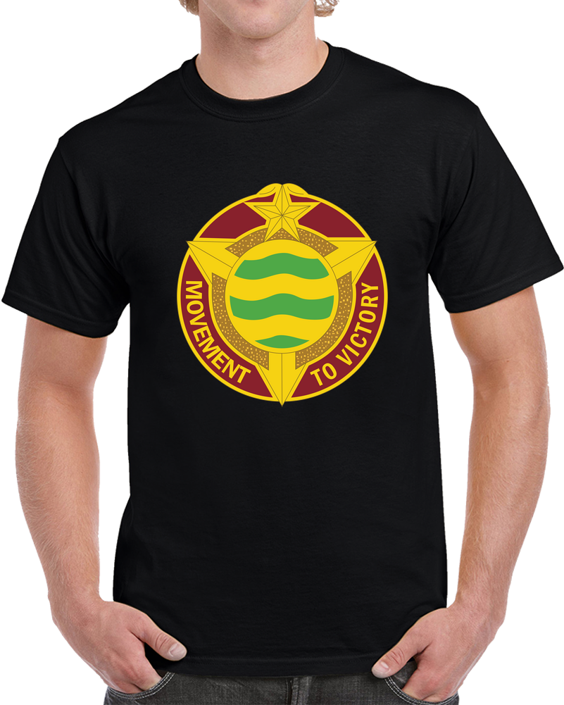 Army - DUI - 457th Transportation Battalion Wo Txt X 300 T Shirt
