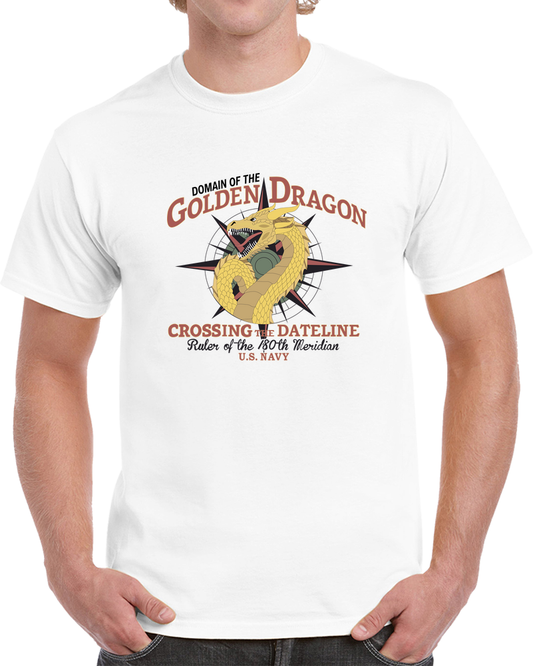 Navy - Domain Of The Golden Dragon Wo Txt X 300 T Shirt